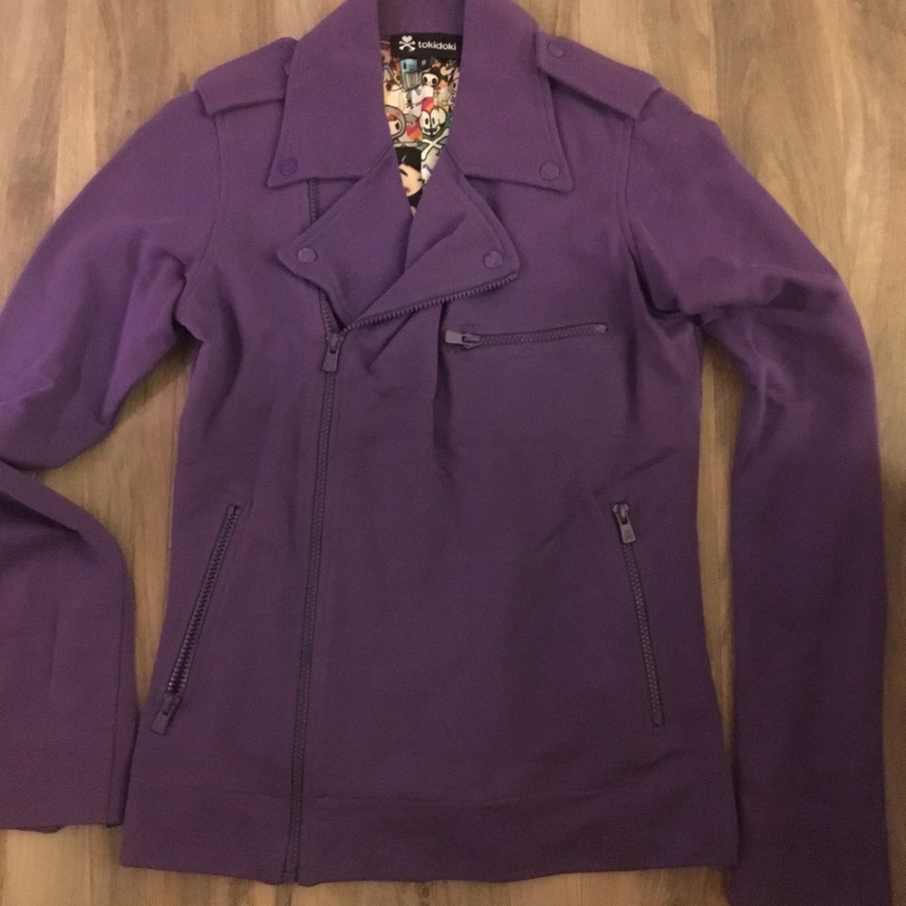Tokidoki moto sweatshirt jacket LIKE NEW! Sz. S